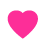 ハートピンク